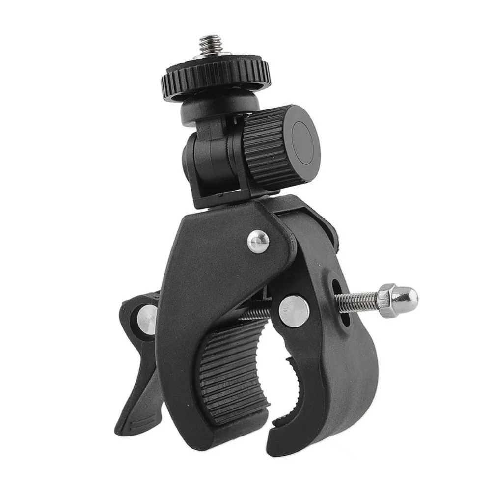 Bicycle Handlebar Mount 1 4 Screw Clamp Bracket font b Tripod b font For Camera DV