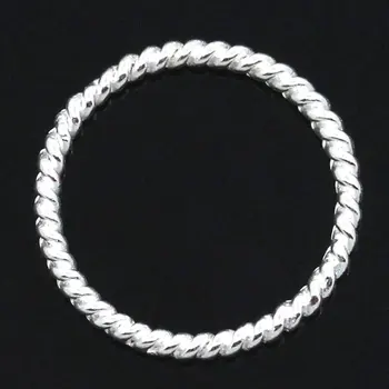 

DoreenBeads Zinc metal alloy Closed Soldered Jump Rings Round silver color 18.0mm( 6/8") Dia, 25 PCs 2015 new