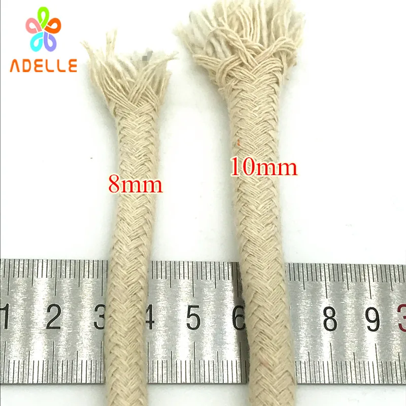 Natural/Black/White Strong Cotton Rope 3/6/8/10mm with core Twine Sash  Accessory DIY handwork Bondage handle free shipping - AliExpress