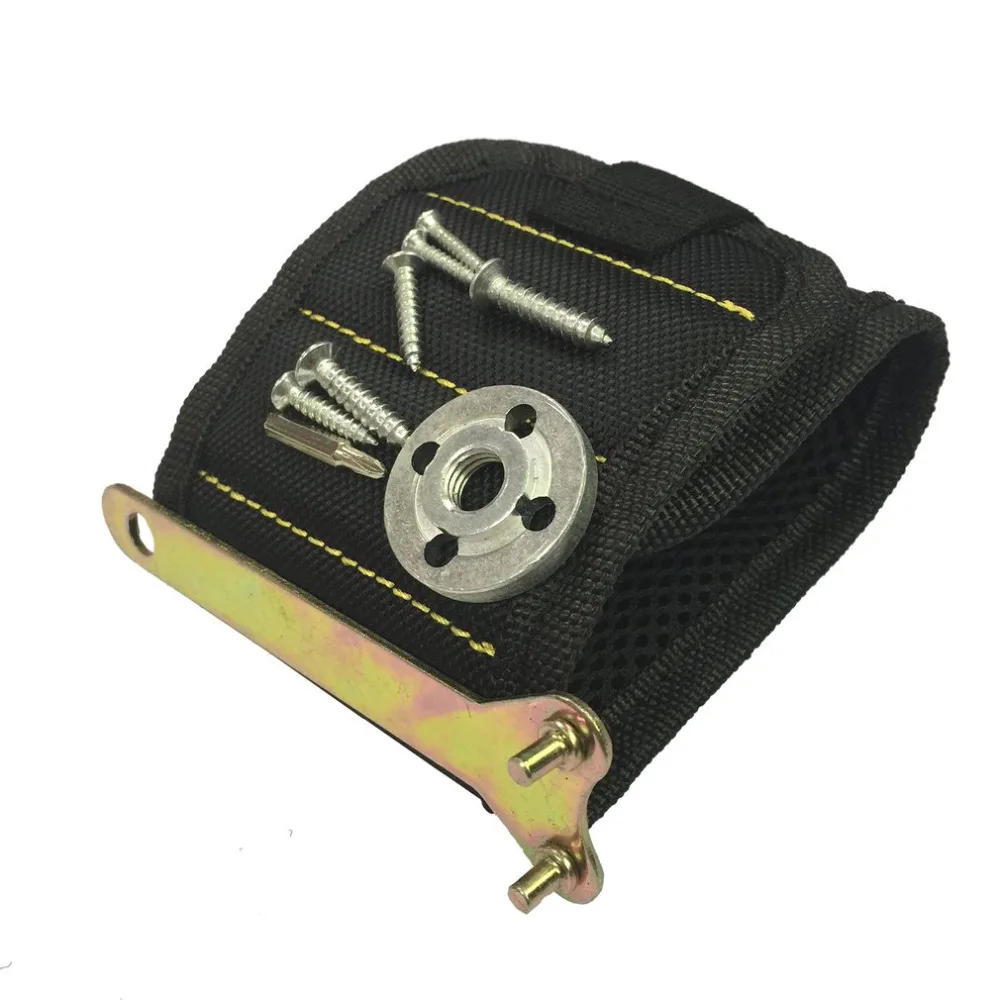 Магнитная повязка на запястье с сильными магнитами для удерживания винтовый гвоздь браслет ремень Поддержка патрон спортивный инструмент