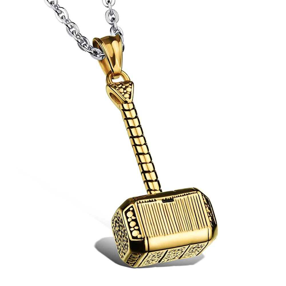 Thor's hammer necklaces & pendants 2019 necklace men jewelry vintage