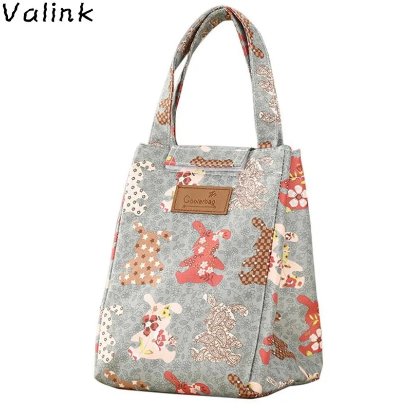 

Valink Lunch Bag Portable Insulated Thermal Cooler Box Material Escolar Lunch Food Bag Picnic Container Bolsa Termica Lancheira