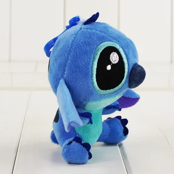 

10cm 10pcs/lot Lilo and Stitch plush cartoon doll toys cute stitch stuffed soft keychain pendant great Christmas gift for kids