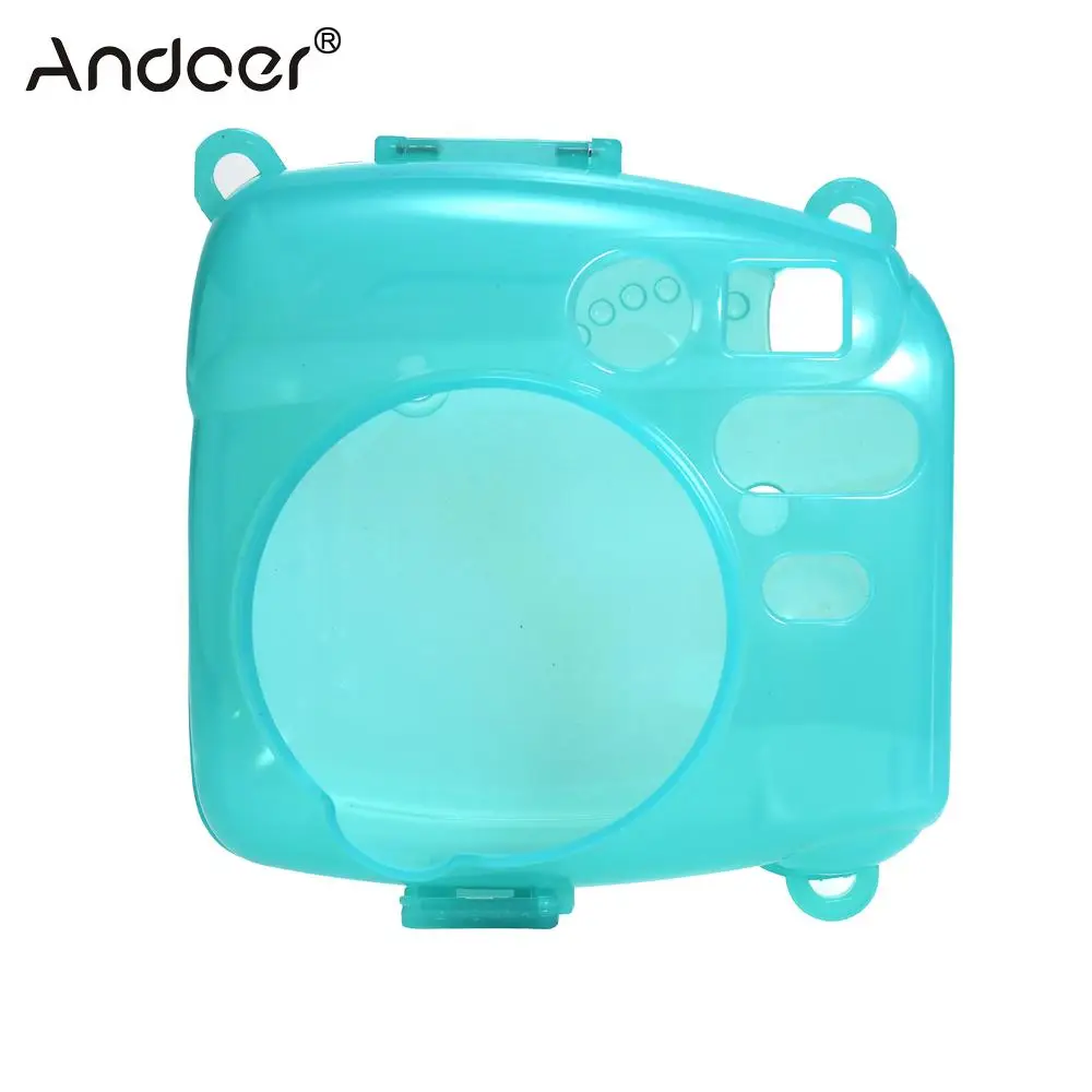 

Waterproof Silicone Instax Camera Bag Case for Fujifilm Instax Mini 8 Mini 9 Camera Fluorescent Fine-quality Bag Case 2018 New