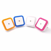 Мини-ночник кровать лампа ЕС/США Plug встроенный свет Сенсор Управление Ночная лампа для маленьких Спальня подарок романтический свет