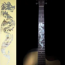 Электроакустическая гитара Инкрустация Стикер дракон гриф маркеры наклейка Guitarra