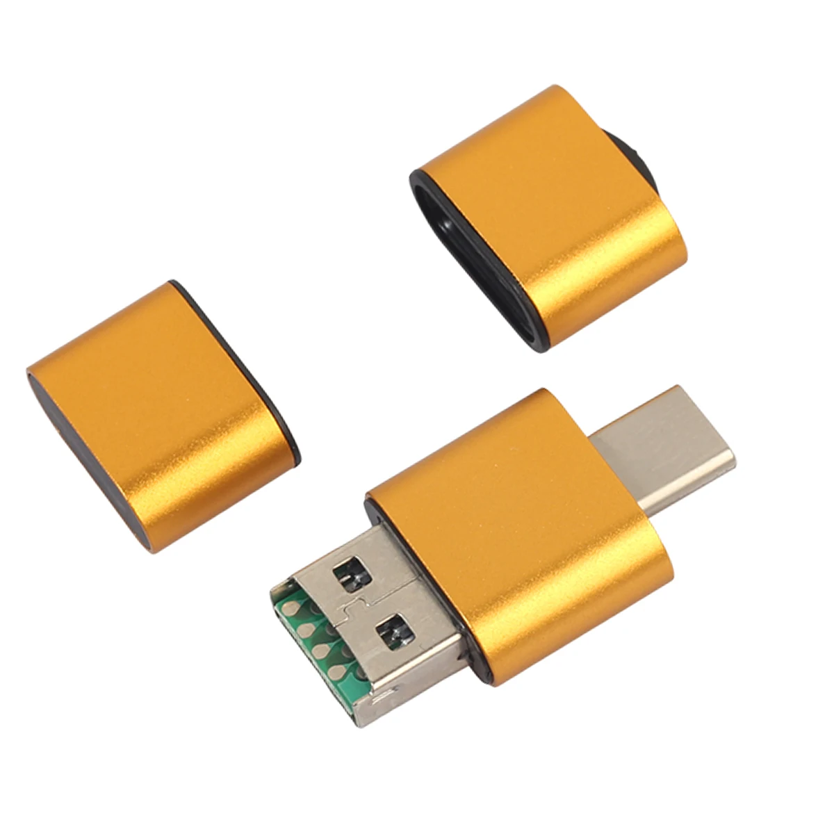 Портативный мини-считыватель карт USB 2,0 тип-c считыватели карт памяти TF адаптер Plug And Play