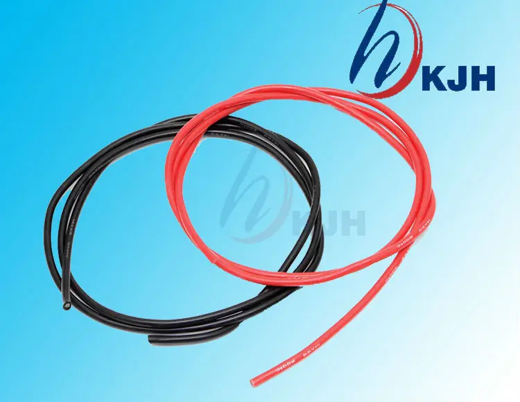 1 метр красный + Черный 14AWG термостойкий мягкий силиконовый кабель пульт