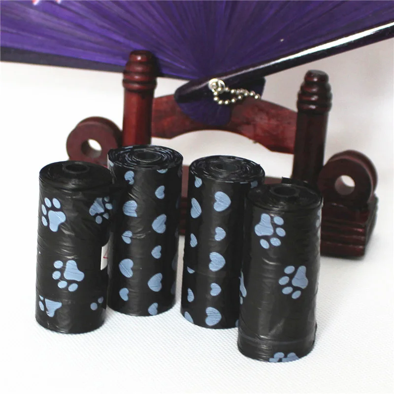 

Funny Degradable Pet Dog Waste Poop Bag With Printing Doggy Bags Trash Garbage bag Clean-up Refill Garbages For Dogs Cats