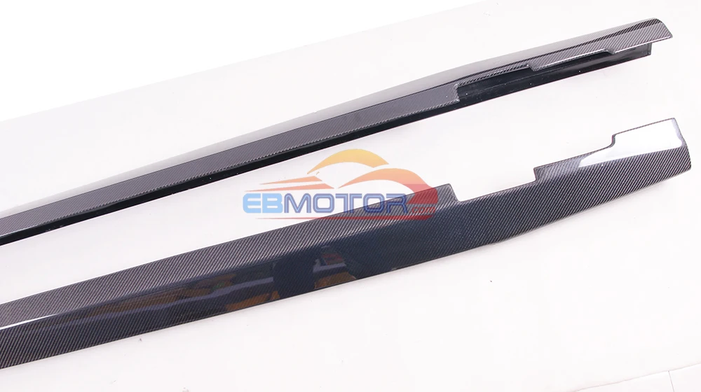 ebmotor-com Real Carbon Fiber side skirts spoiler splitter for Mercedes benz C63 FL Coupe Sedan 12-15 11