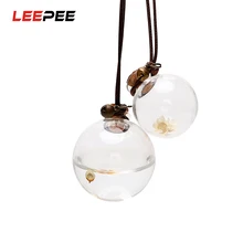 LEEPEE Автомобильная пустая бутылка для парфюма для эфирных масел подвесная бутылка авто орнамент парфюм подвеска цветочный освежитель воздуха