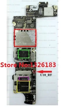 60 шт./лот для iPhone 4S 4GS U18_RF U18-RF мощность основной полосы ИС диодный чип "PE", ошибка-1 Ремонт Часть