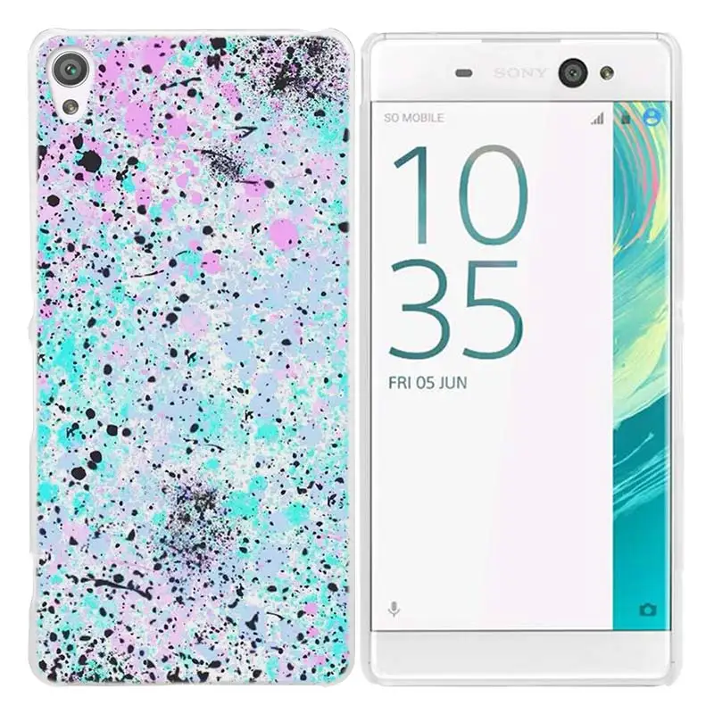 Мраморный футляр с камнями для sony Xperia XA XA1 X XZ Z5 Z1 Z2 Z3 M4 Aqua M5 E4 E5 C4 C5 Compact Premium Coque Прозрачный жесткий чехол из поликарбоната - Цвет: 15