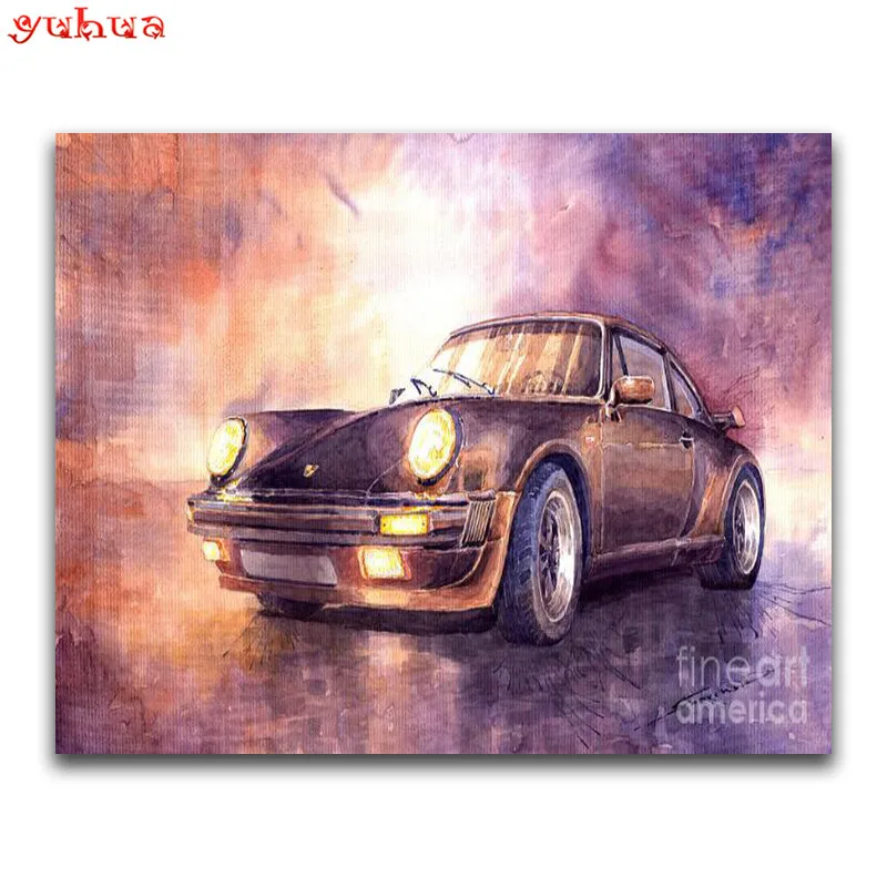 Full Square Diamond mosaic Cartoon vw Full Round Diamond embroidery Cross stitch Sports car sale 5D DIY Diamond painting car