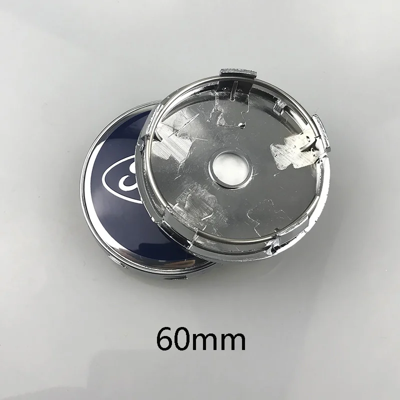 

4pcs 60mm Car Styling Accessories Emblem Wheel Hub Caps Center Cover ST For Ford Focus 2 Focus 3 FIESTA Kuga FUSION ESCAPE EDGE