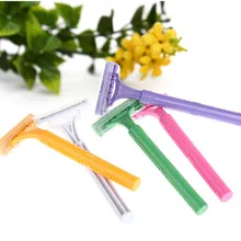 Бритвенной ручке двойным лезвием Противоскользящий держатель бритвы 10 шт./компл. персональное устройство для ухода ручной уход за волосами 5 цветовых сочетаний