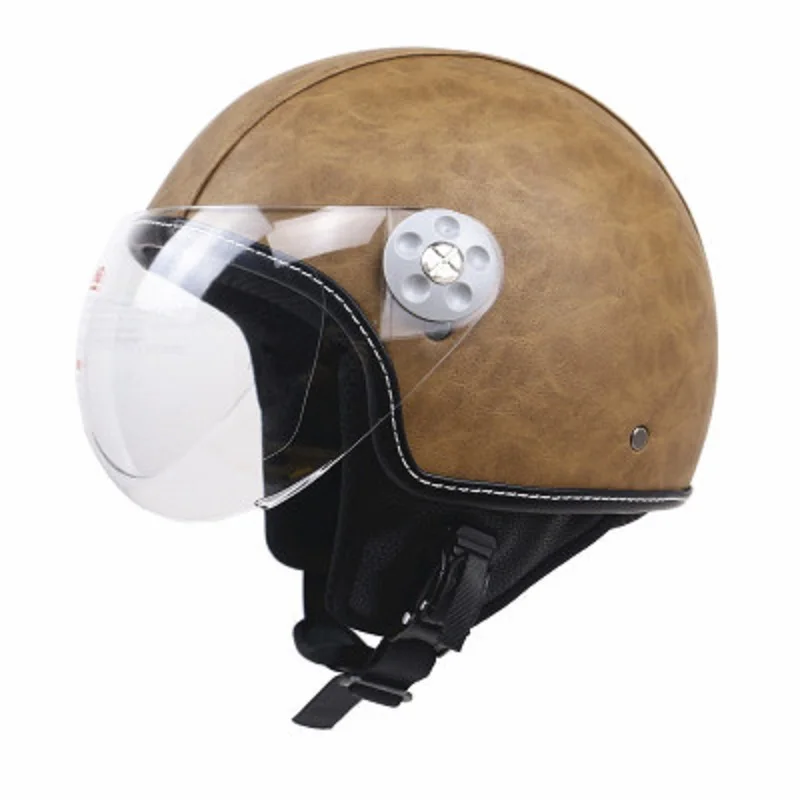 

JIEKAI Motorcycle Helmet Motorbike Cruiser Scooter Biker Touring Chopper Casque Casco Moto Helmet Retro Capacete Dot Unisex