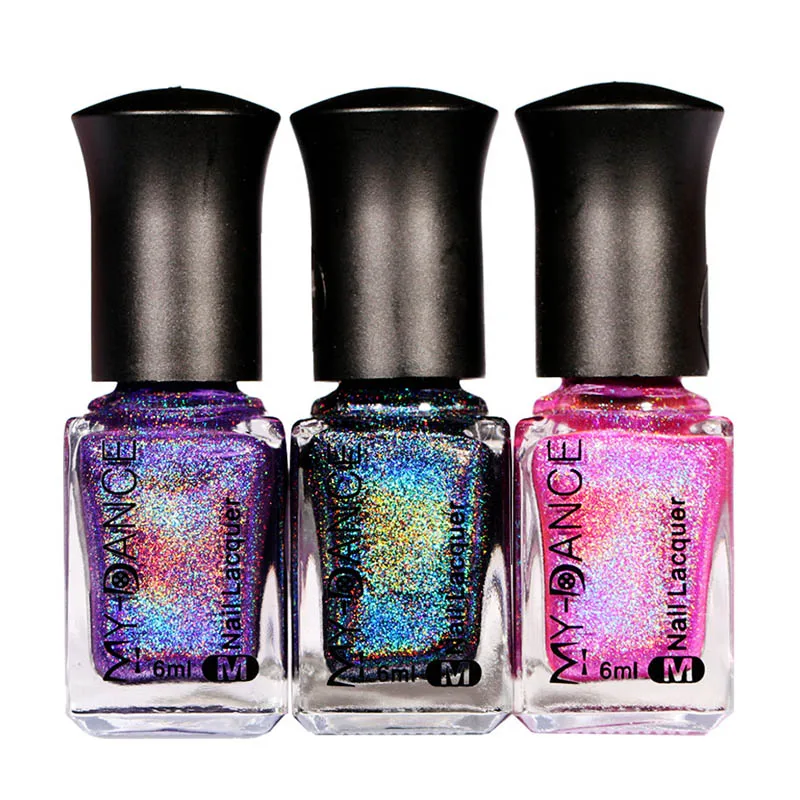 

18 Colors Diamond Laser Nail Polish DIY Art Portable Long Lasting Bright Non-toxic Manicure Women Nails Beauty Cosmetic SK88