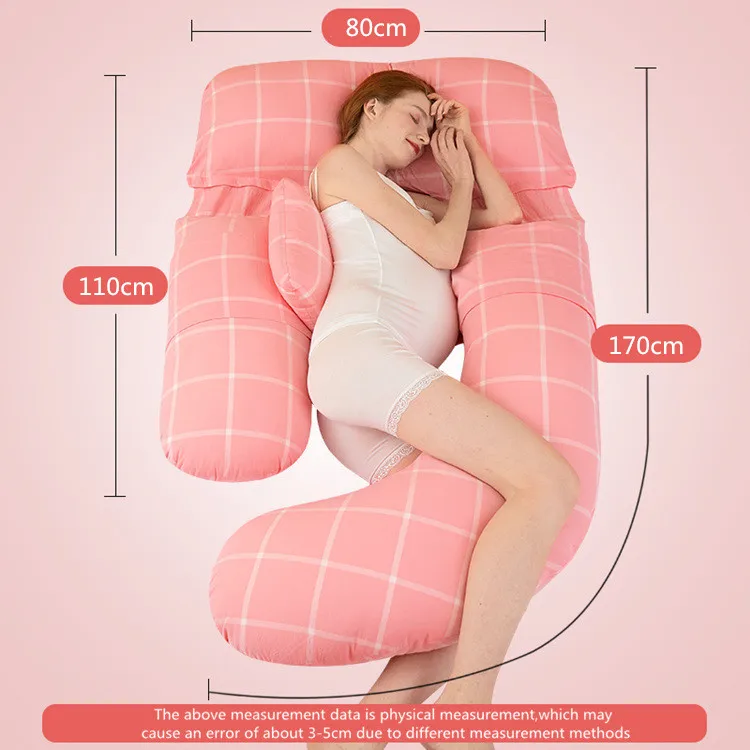 Подушка для беременных, поясная подушка для живота, многофункциональная u-образная подушка, подушка для сна, эргономичный дизайн, Подушка для беременных женщин, постельные принадлежности