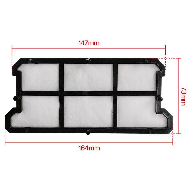 2 pcs/lot filter kits for Ecovacs CR130 CR131 CEN640 V780 Replacement