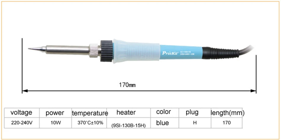 Бренд ProsKit профессиональный керамический паяльник SC-130H-15 20 25 для hobbieskitsradio и электроники работы