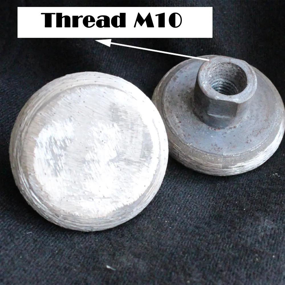 5pcs internal thread mounted point 46 mesh sintered diamond grinding