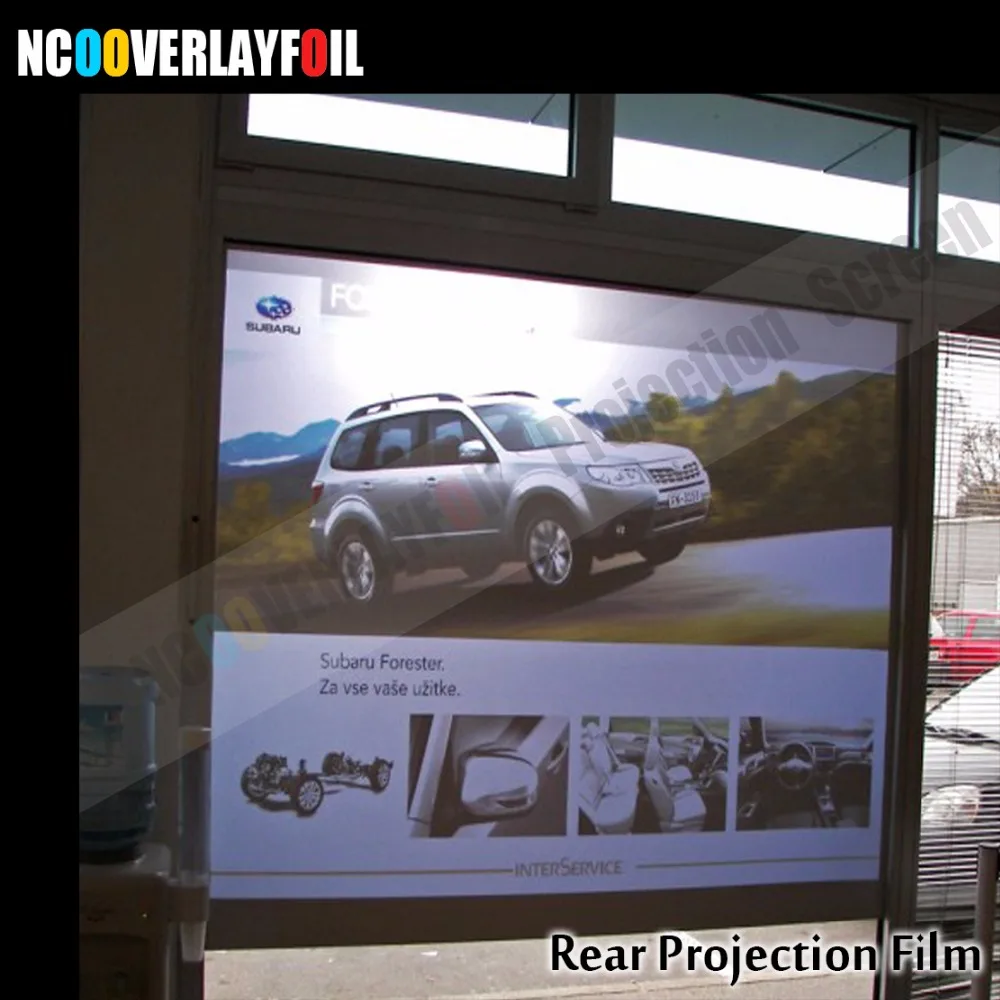 Бесплатная доставка 1x1 524 метров прозрачная фотография для 3D Holo Display Shop windows