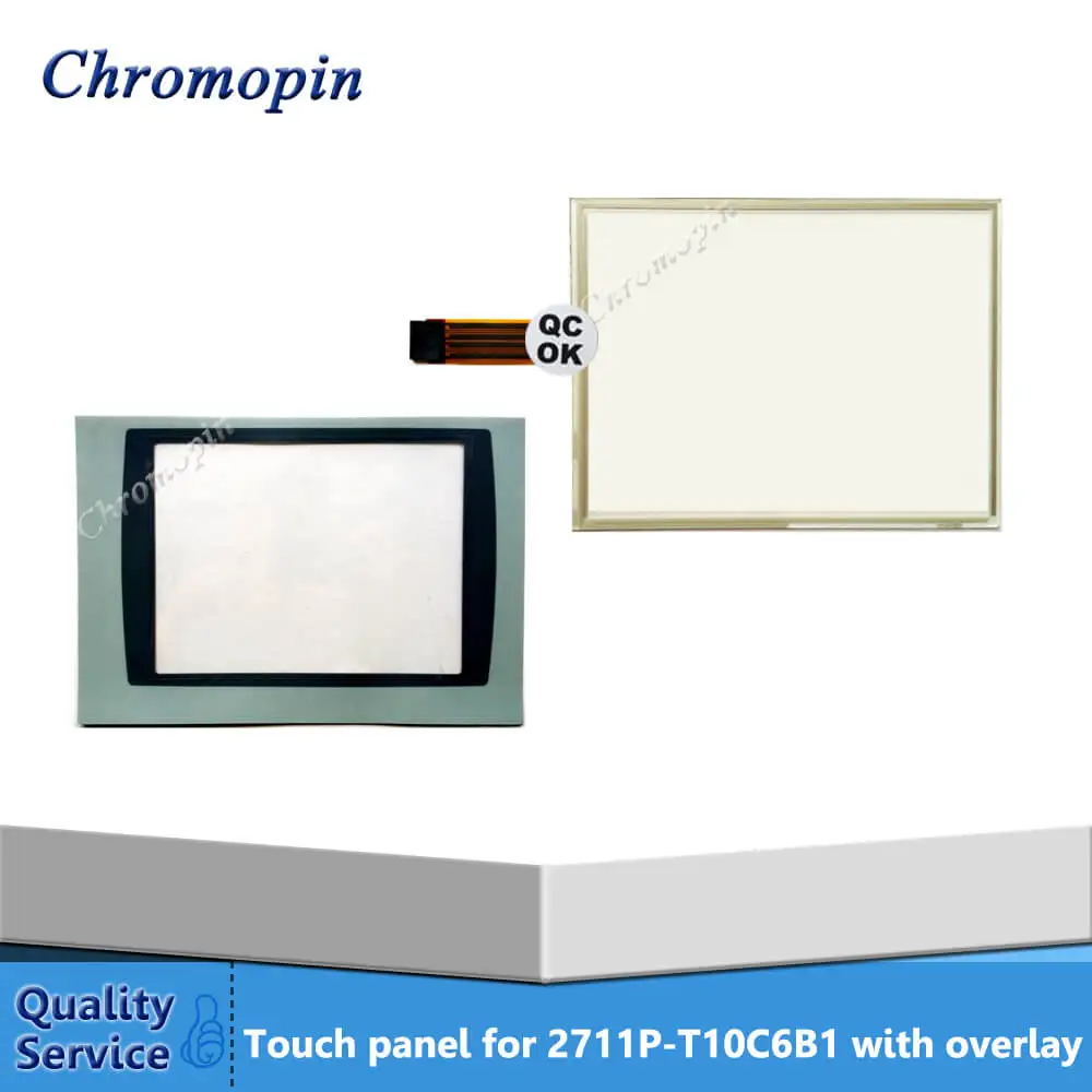 

Touch panel for AB 2711P-T10C6B1 2711P-T10C6B2 PanelView Plus 1000 with Front overlay