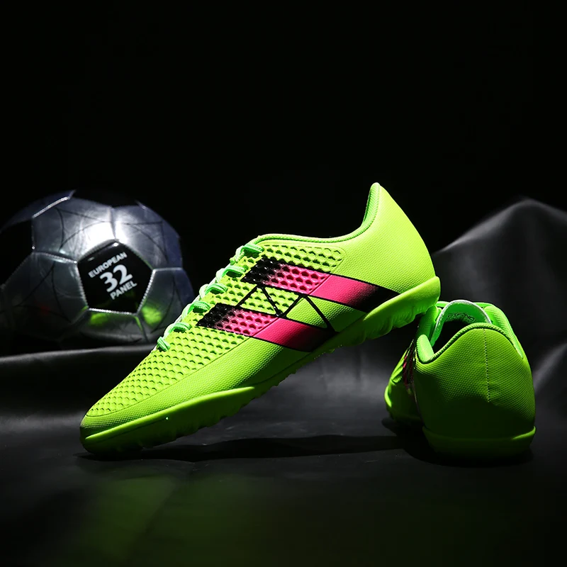 

Official Soccer Shoes Football Outdoor Mens Training Adult TF Boots Boys Kids Women High Original Top Cleats Spike Chuck Futbol