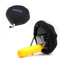 TELESIN Protective Dome Bag Soft Protect Cover for all TELESIN Dome Port for GoPro Hero 3/3+, Hero 4, Hero 5 for Xiaoyi 4K