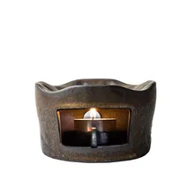 Японская грубая Керамическая пиала плита керамические подсвечники кунг-фу чай обогрев грелка база чайная церемония аксессуары чайный горшок