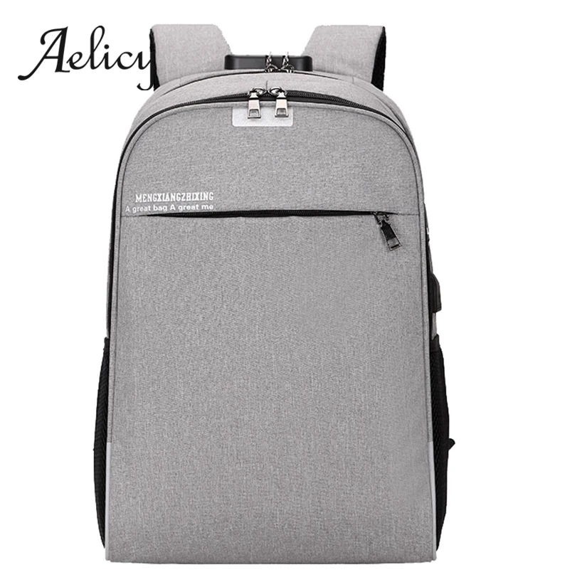 

Aelicy Women Men large Laptop Backpack usb charging Travel bag Male School Bookbag Students Leisure Daypacks Business Anti Theft