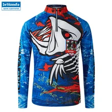 Мужская одежда для рыбалки, рубашка с длинными рукавами, летний больших размеров, быстросохнущая дышащая футболка с защитой от ультрафиолета