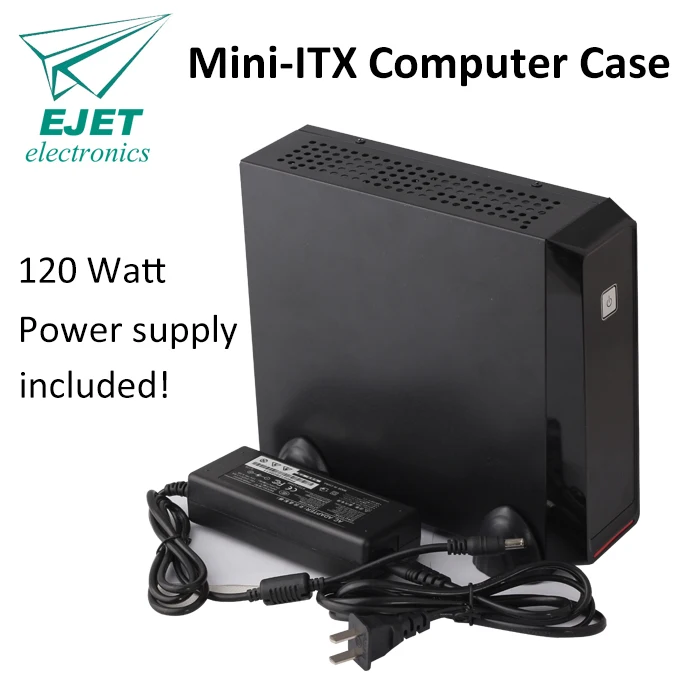Free Shipping Brand New Realan E-3019 mini-ITX desktop computer case ideal HTPC chassis with 120Watt power supply | Компьютеры и офис