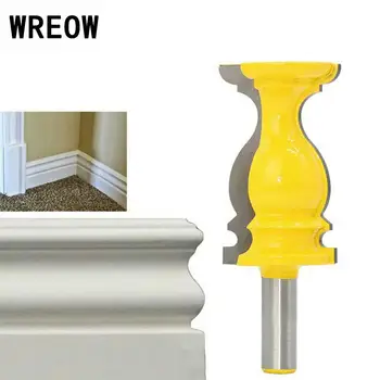 

1/2 inch Shank Milling Cutter Architectural Cemented Carbide Molding Router Bit Trim Cutter Tool Woodworking Tenon Cutter F5
