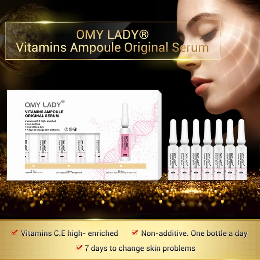 Оригинальная сыворотка с витаминами Ampoule увлажняющая облегчающая морщины