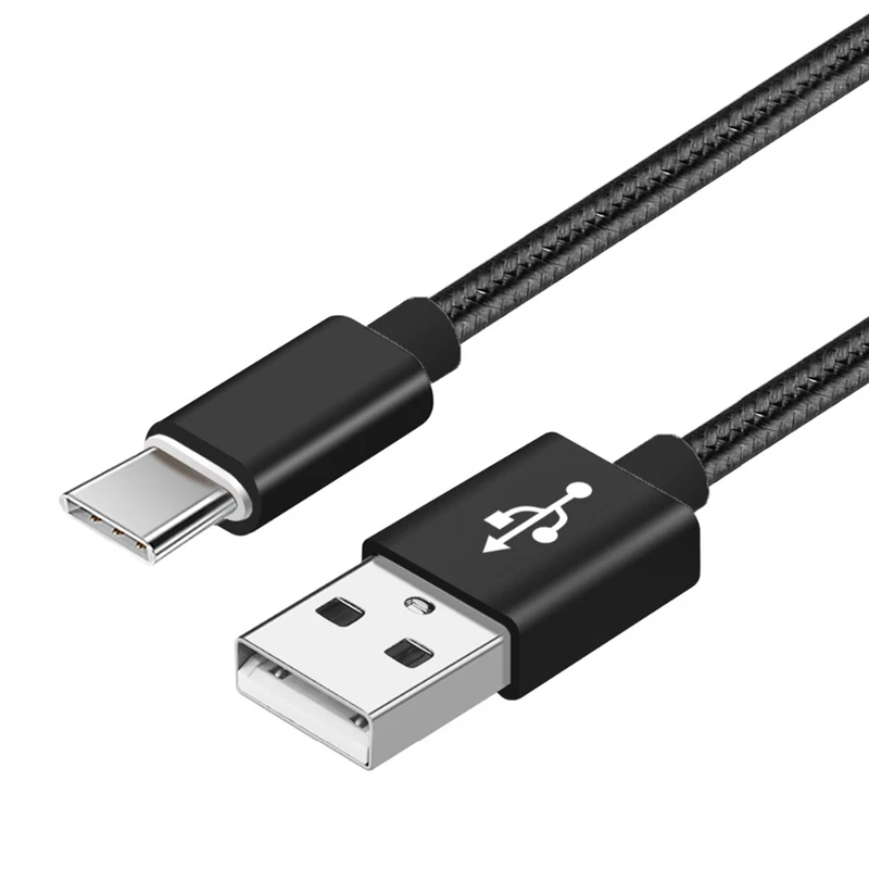 

USB Type C Cable Fast Charging Cable Charger adapter USB C Nylon Sync data Cord Wire for Samsung S9 Huawei P20 Xiaomi