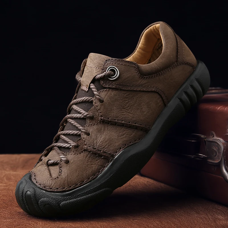 Najtaniej QZHSMY alpinizm wędrówka na świeżym powietrzu buty męskie buty trekkingowe 2018 sportowe buty sportowe męski czarny jesień Zapatos Hombre