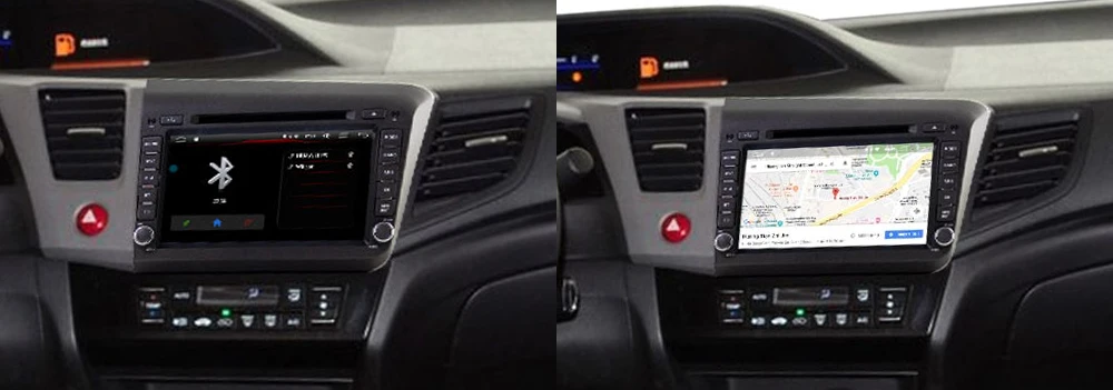 4GB android 9.0 car dvd player for Honda Civic 2012~2015 Multimedia GPS Navigation Map Autoradio WiFI Bluetooth 9
