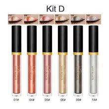 Eye Beauty Eyeliner Liquid Glitter Eyeshadow Smooth Waterproof Naked Eyeshadow Set Make Up Palette Cosmetics 6pcs/lot Makeup