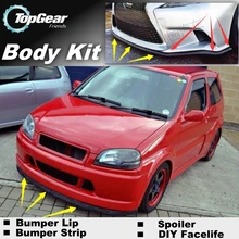 Бампер для губ отражающая Средства ухода за губами для suzuki ignis передний спойлер юбка для TG друзья вид автомобиля настройки/Средства ухода за кожей комплект/ полосы