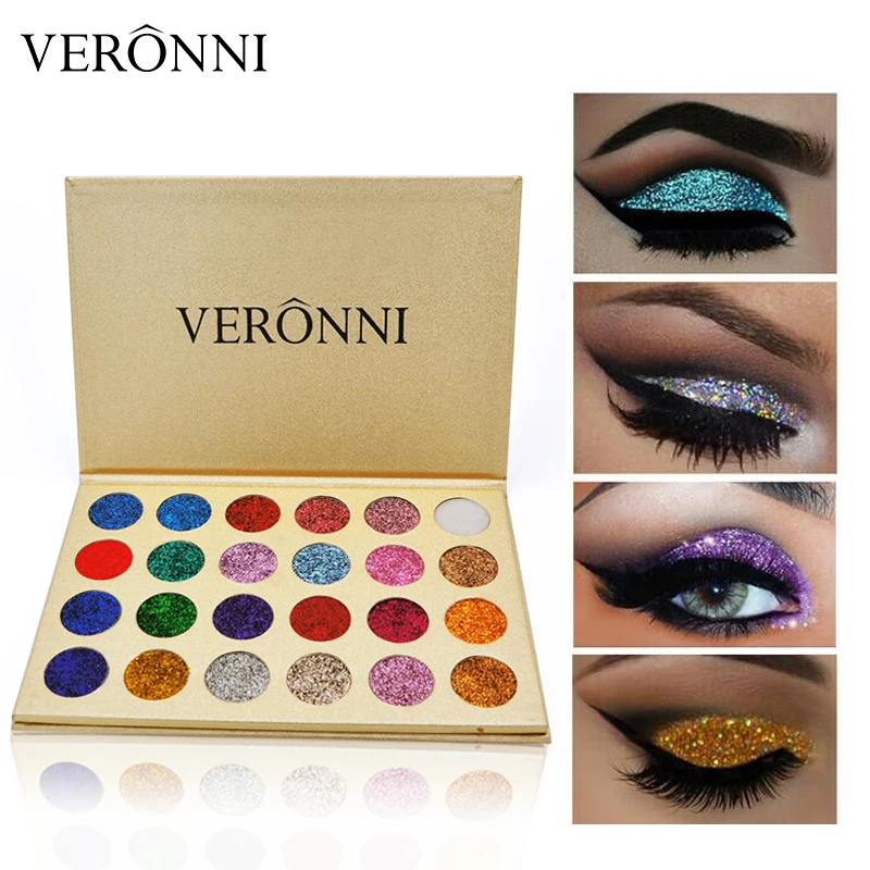

2019 New Shimmer Eyeshadow Palette 24 Colors Glitter Eye shadow Eye Makeup Pallete Matte Diamond Eyeshadow Pigmented Cosmetics