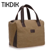 Многофункциональный Холщовый портфель, сумки, мужская деловая сумка, Повседневная сумка, мужская кожаная сумка-мессенджер, брендовая качественная винтажная сумка для ноутбука