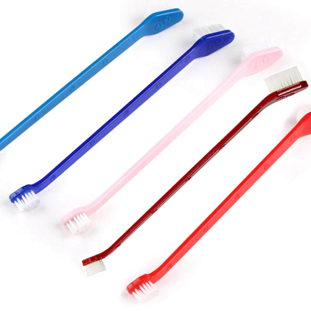 5pcs/Lot Pet Cat Dog Tooth Finger Brush Dental Care For Pet Toothbrush