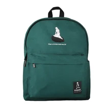 Kiitos Life Canvas embroidery backpacks in travel series(FUN KIK store) yizi canvas printed backpacks in parent child style for adults hot sale fun kik