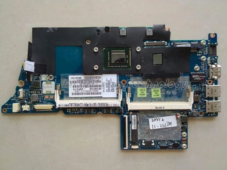 

Laptop Motherboard For hp ENVY4 686088-001 LA-8662P for intel i3-2367M cpu with integrated graphics card