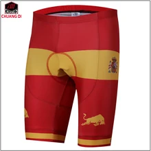 ZM Национальный флаг велосипед Велоспорт нагрудник шорты 3D гелевая Губка Pad короткие брюки Ciclismo Hombre велоодежда Mtb гоночный велосипед одежда