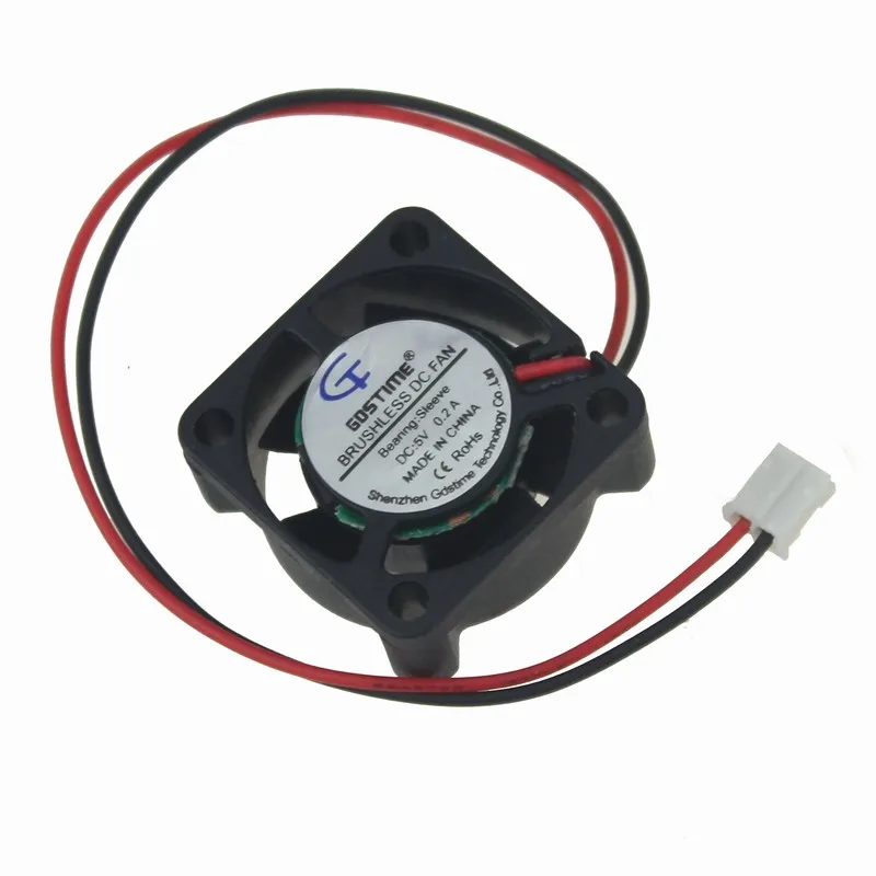 Gdstime 5 pcs Micro Radiator 25x10mm 2510 25mm x 10mm 5V DC Brushless