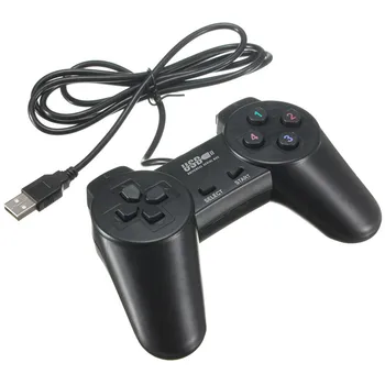 Hot Sale USB 2.0 Black Wired Joystick Gamepad Joypad Game Controller for PC Laptop Computer for XP/for Vista