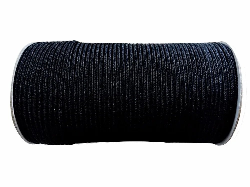 

130m/Roll Black Best Flat Line Nylon Cord+4mm Jewelry Accessories Thread Macrame Rope Bracelet Necklace Beading String